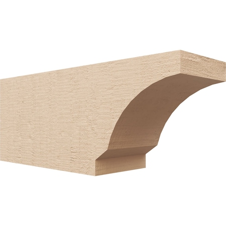 Ekena Millwork 6in. W x 8in. H x 20in. L Moab Woodgrain TimberThane Rafter Tail, Primed Tan RFTUR06X08X20MOARCPR